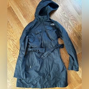 North Face raincoat